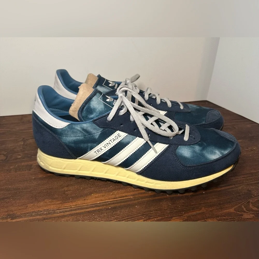 Adidas TRX Vintage Parley‎ Gym Shoe Bleached Navy White Men’s Size 11.5